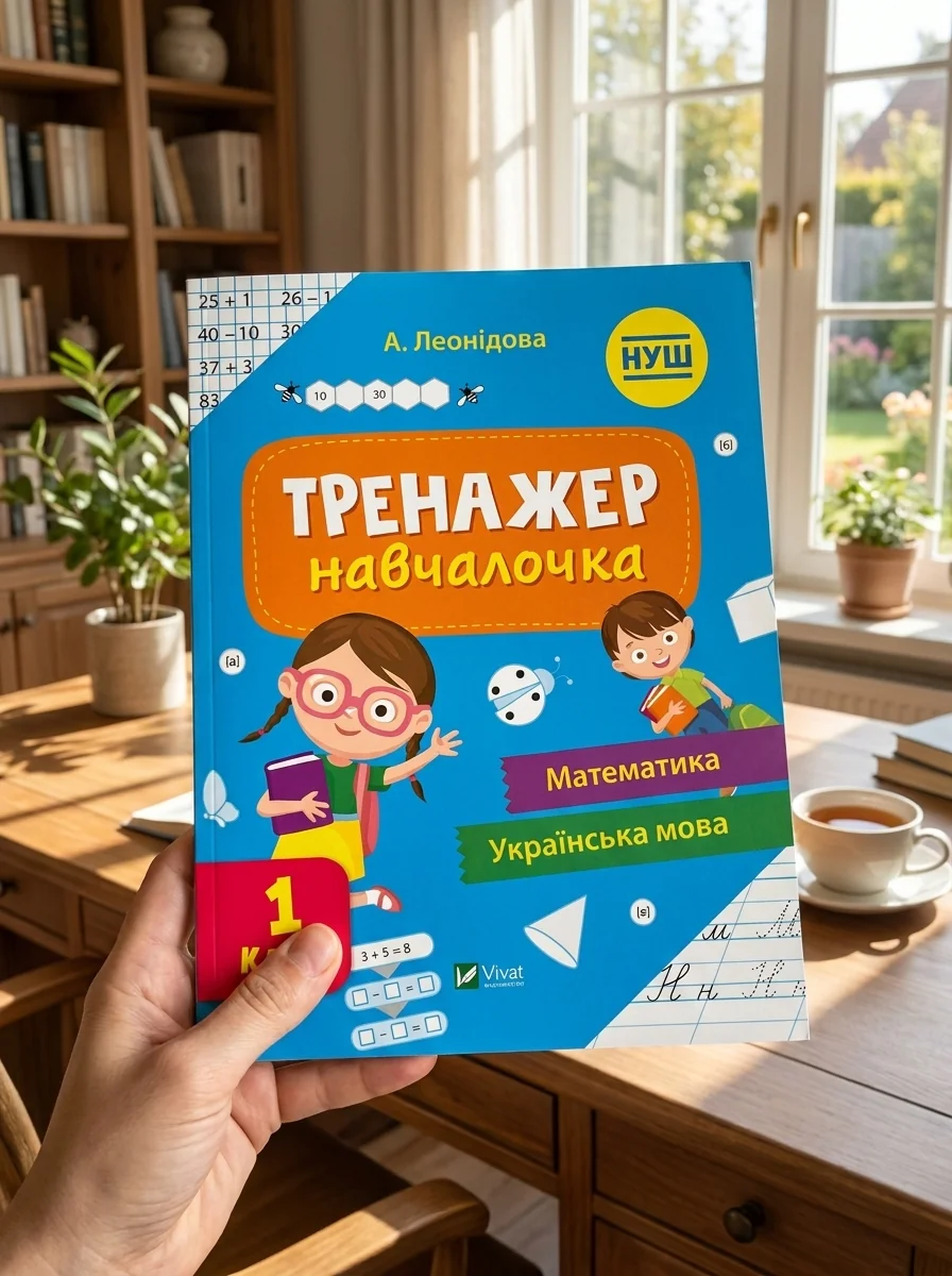 Тренажер-навчалочка. Математика. Українська мова. 1 клас | купити книгу онлайн