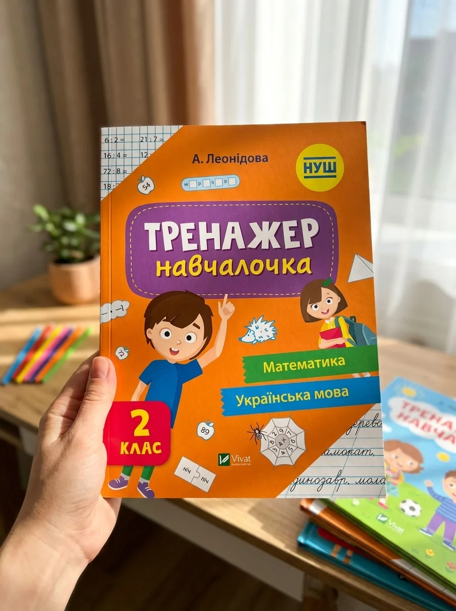 Тренажер-навчалочка. Математика. Українська мова. 2 клас — фото 2