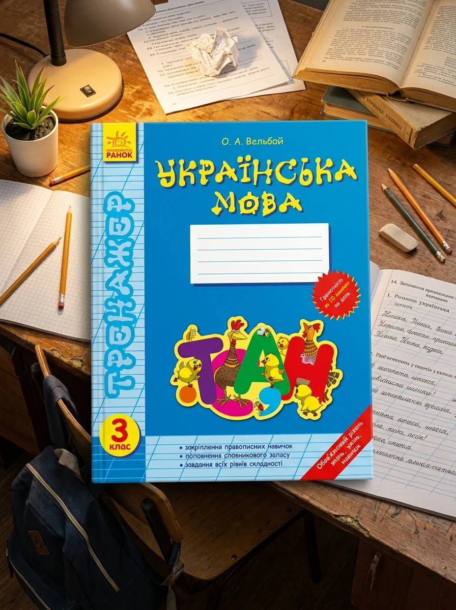Тренажер. Українська мова. 3 клас — Вивчення мов