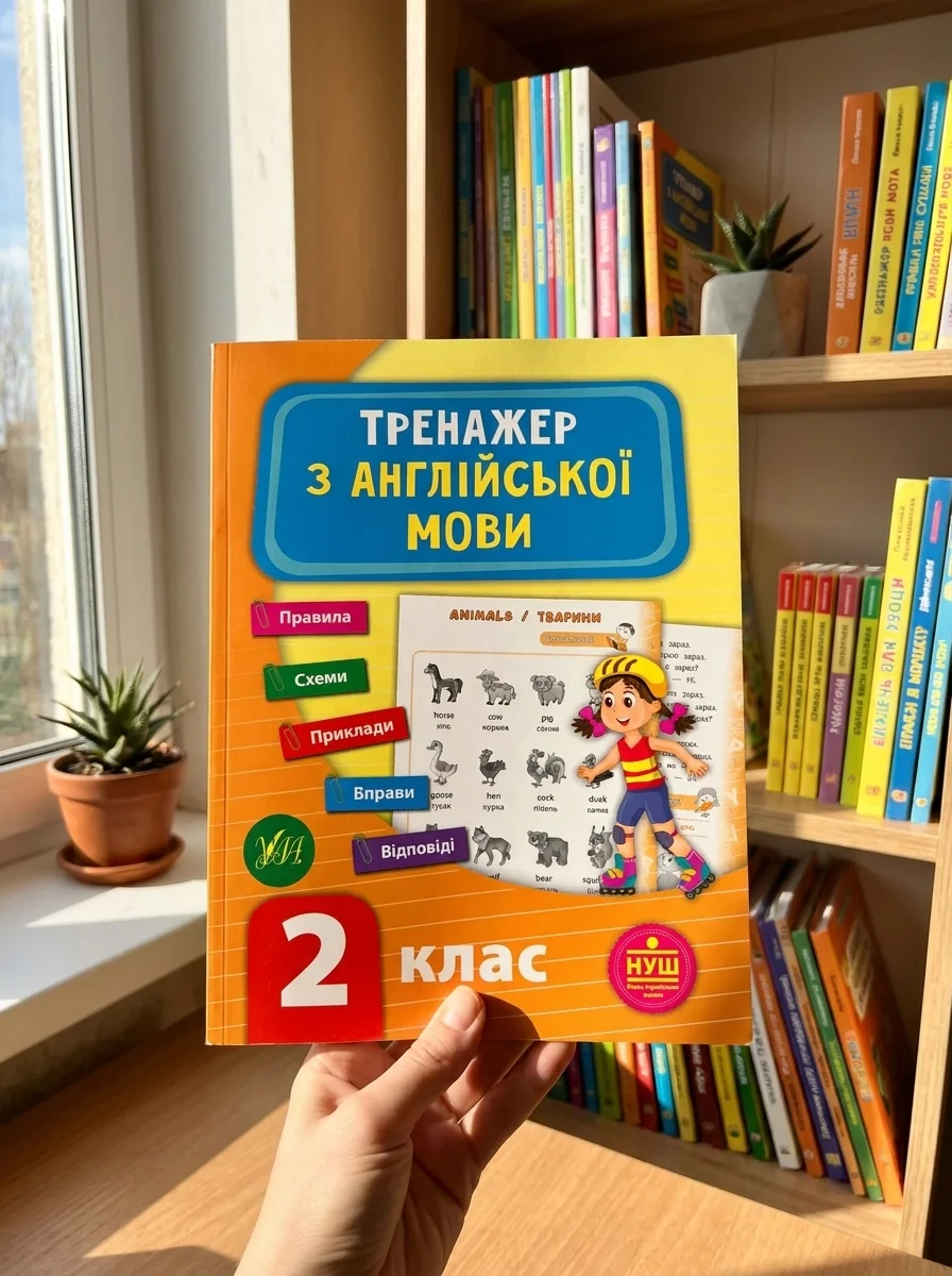 Тренажер з англійської мови. 2 клас (НУШ) | купити книгу онлайн