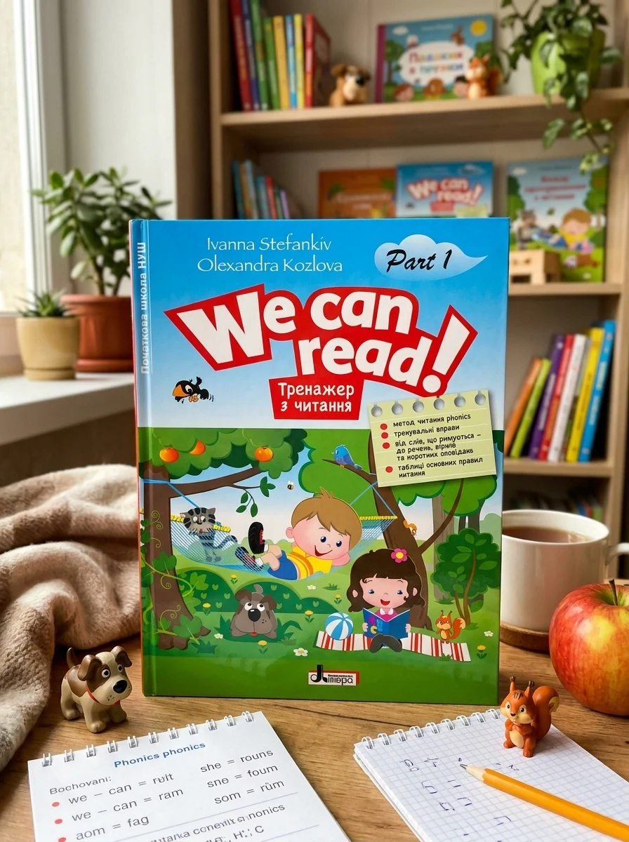 Тренажер з читання. We can read! Частина 1 — Вивчення мов