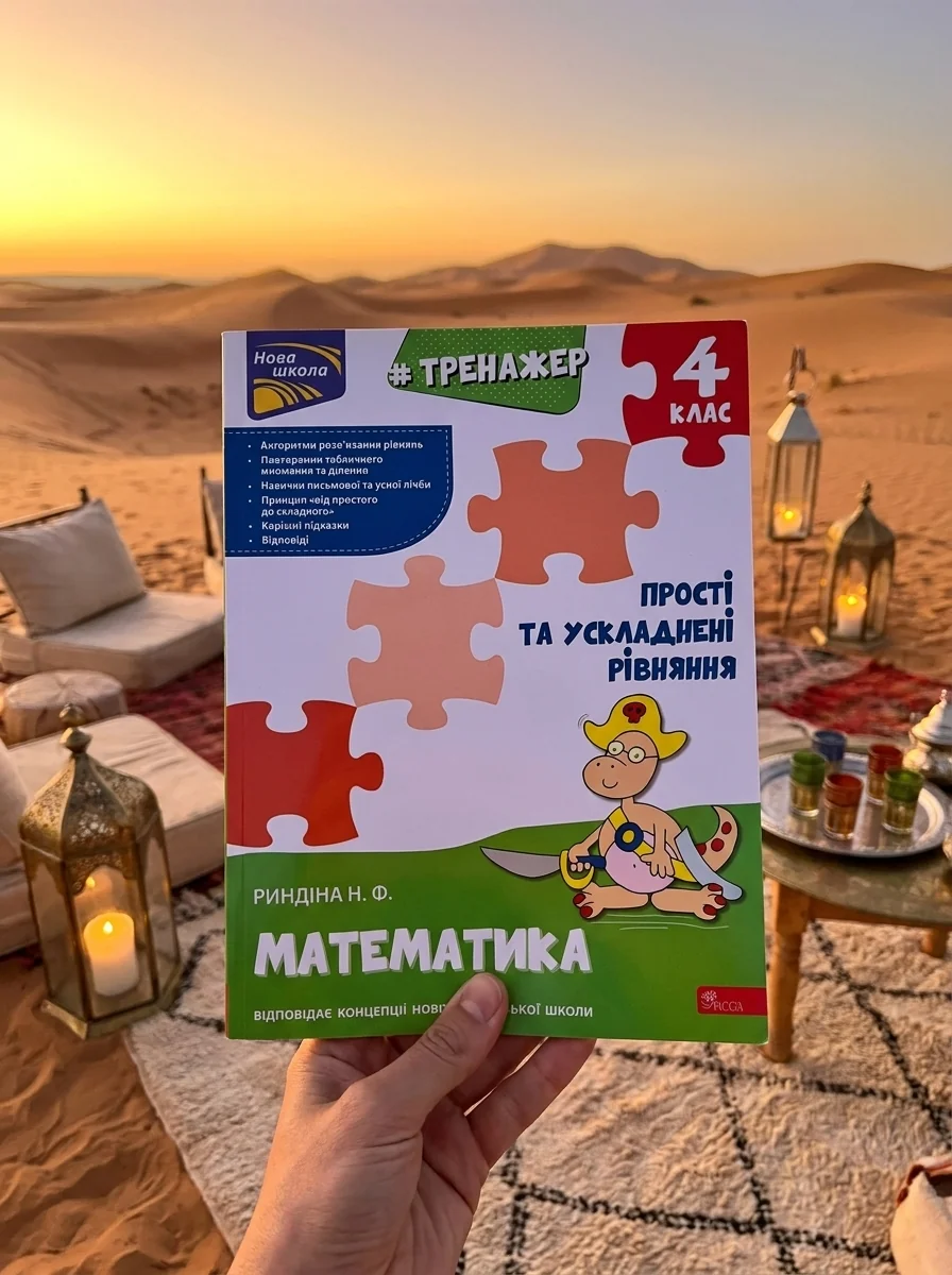 Тренажер з математики. Прості та ускладнені рівняння. 4 клас — Дитяча література