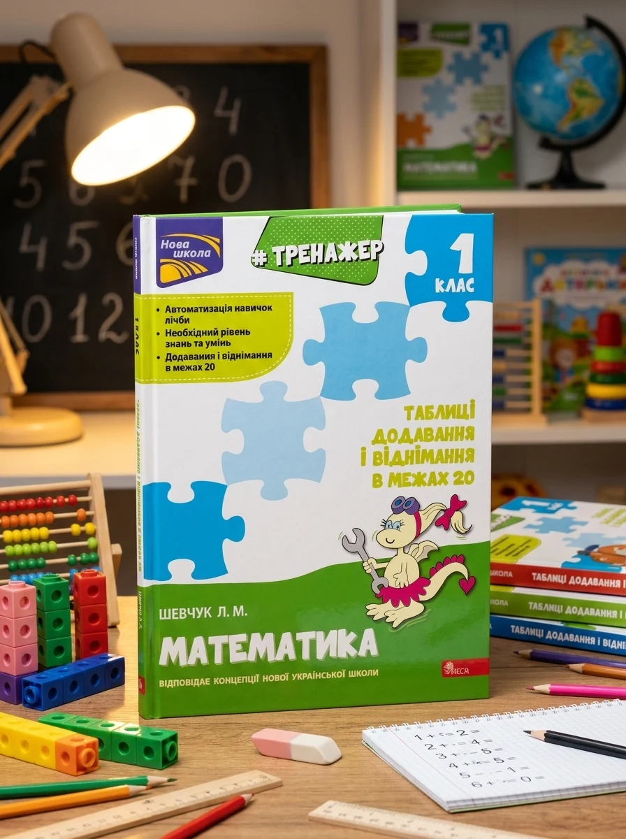 Тренажер з математики. Таблиці додавання і віднімання в межах 20 — фото 2