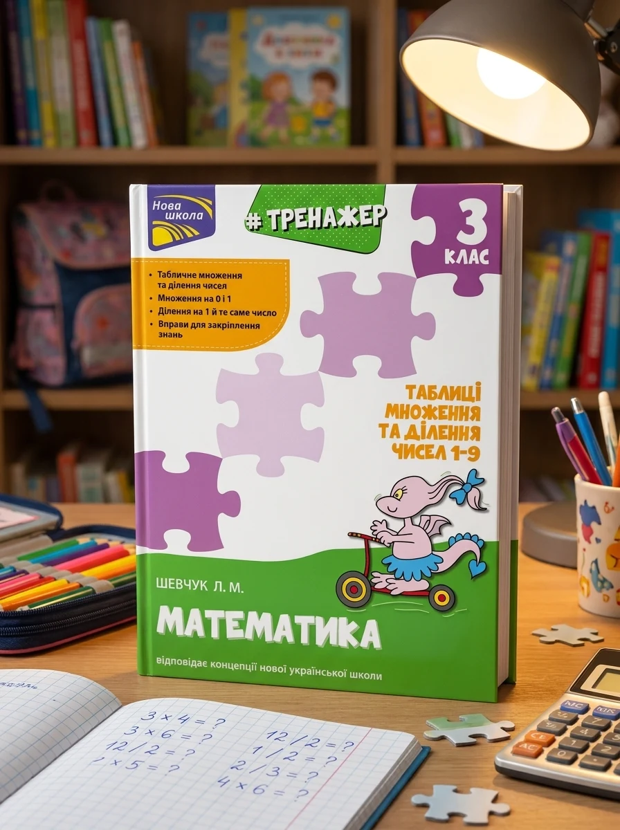 Тренажер з математики. Таблиці множення та ділення чисел 1–9. 3 клас — фото 2