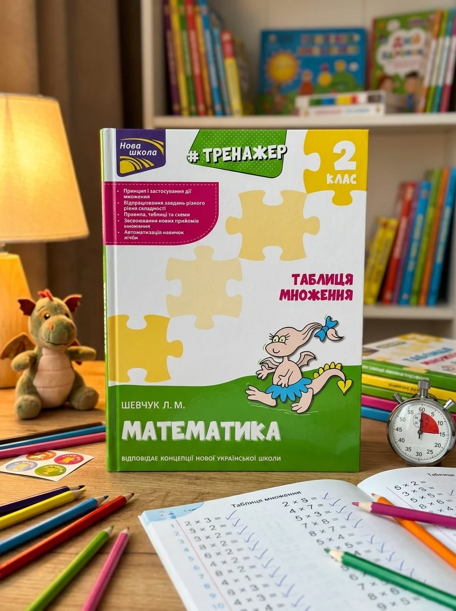 Тренажер з математики. Таблиця множення — Дитяча література