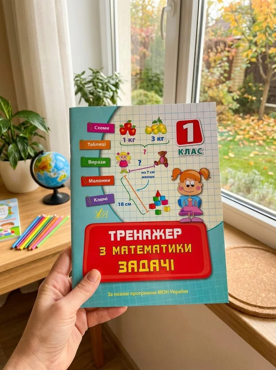 Тренажер з математики. Задачі. 1 клас — Підготовка до школи