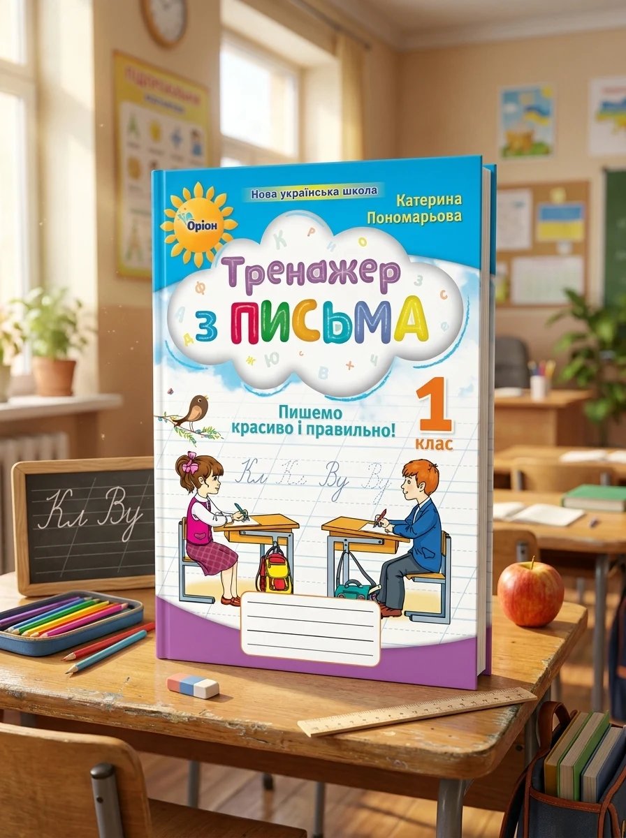 Тренажер з письма 1 клас. Пишемо красиво і правильно — Вивчення мов