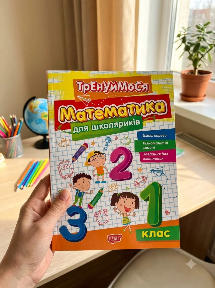 Тренуймося. 1 клас. Математика для школяриків — Дитяча література