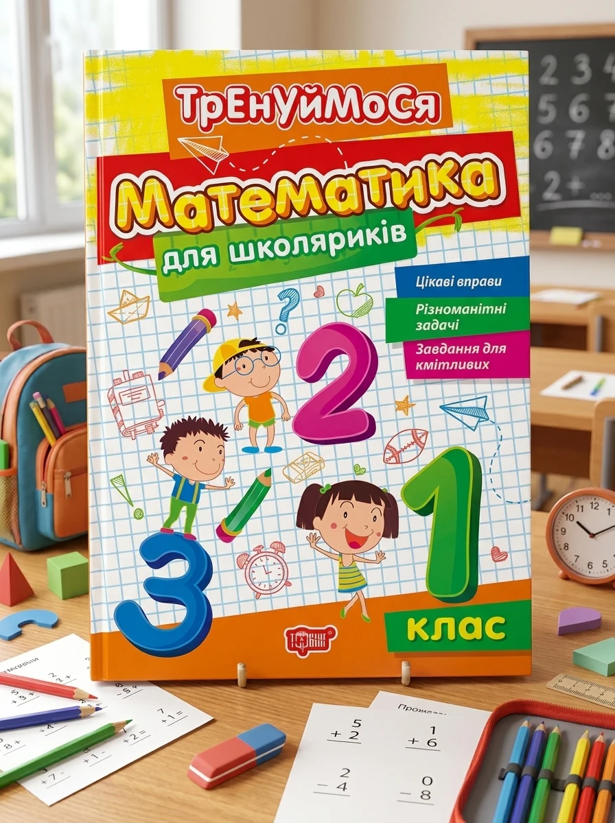 Тренуймося. 1 клас. Математика для школяриків — фото 2