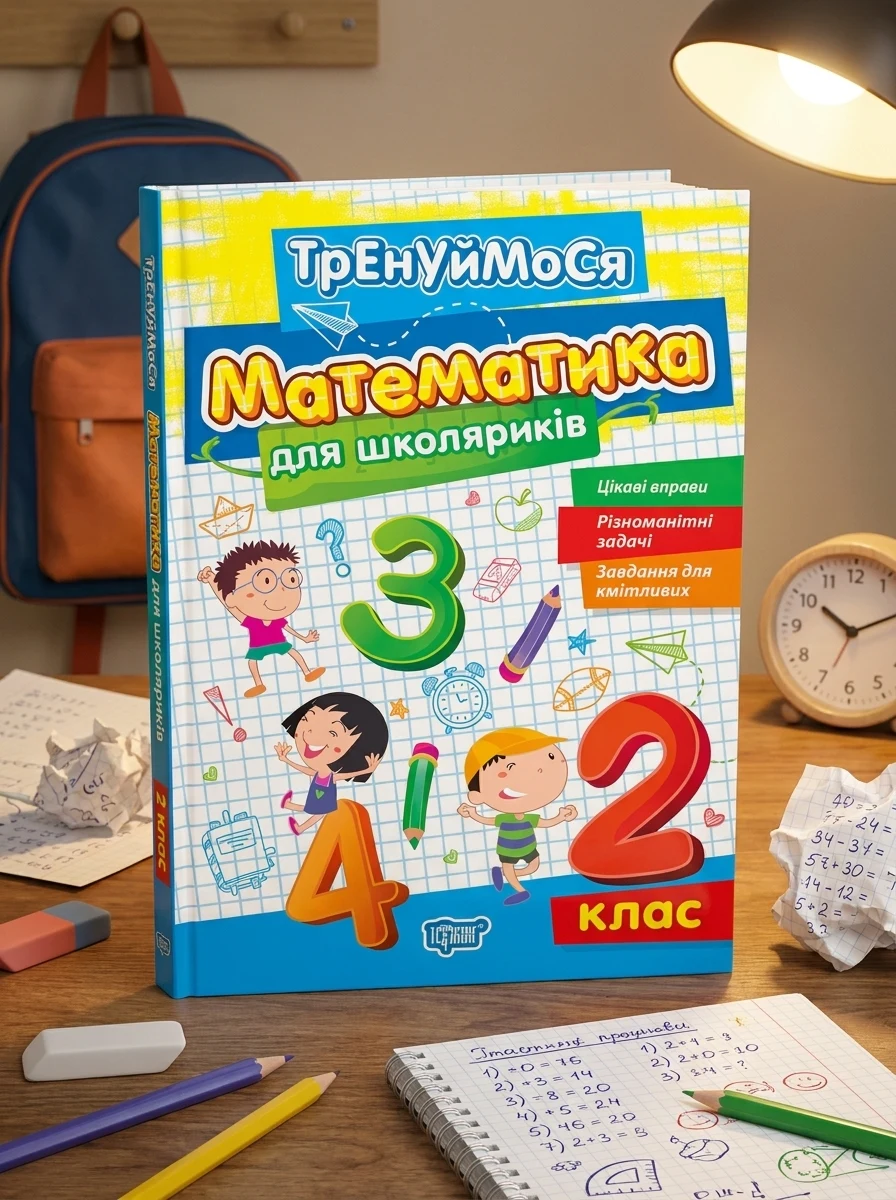 Тренуймося. 2 клас. Математика для школяриків — Дитяча література