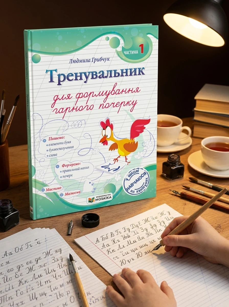 Тренувальник для формування гарного почерку. Частина 1 — Вивчення мов
