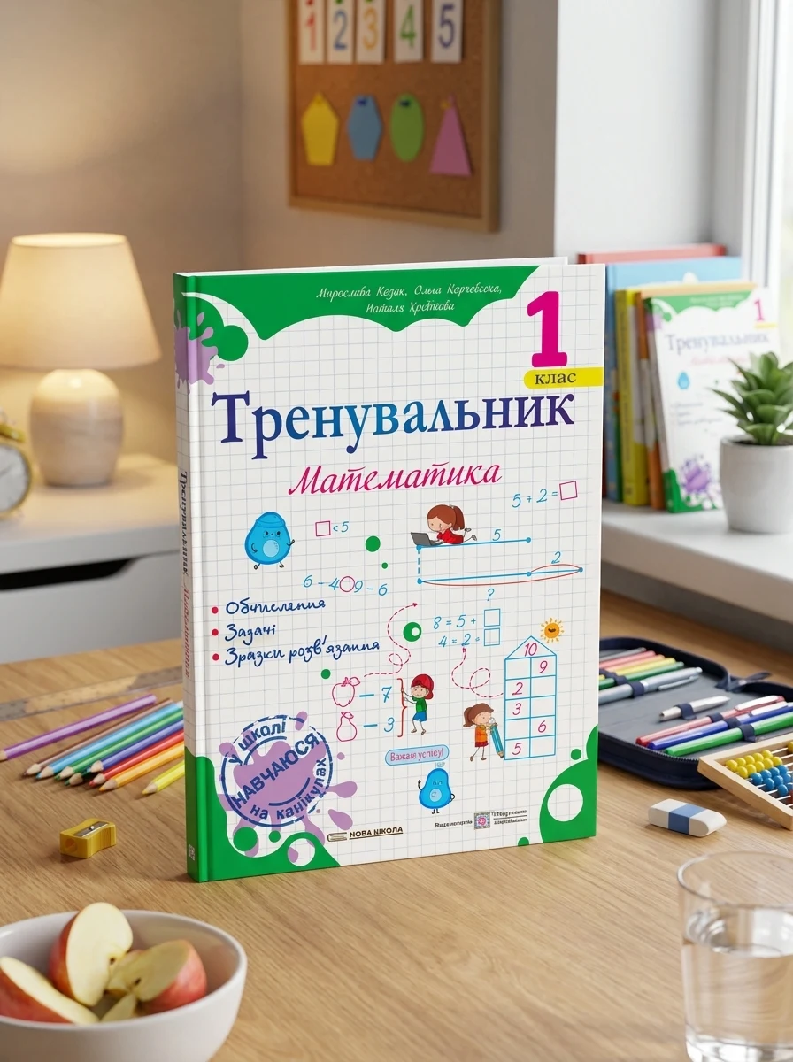 Тренувальник. Математика. 1 клас — Дитяча література