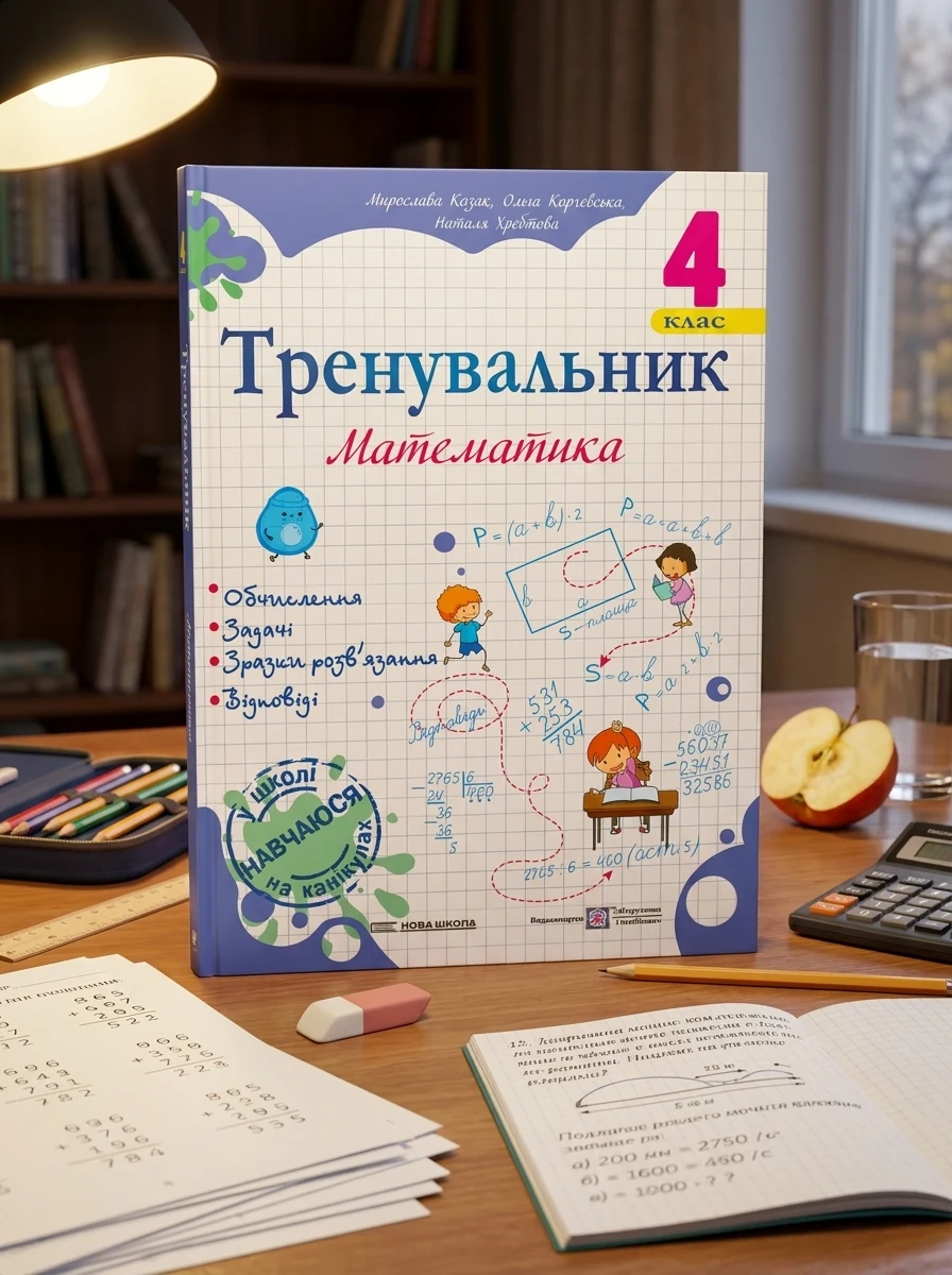 Тренувальник. Математика. 4 клас — Вивчення мов