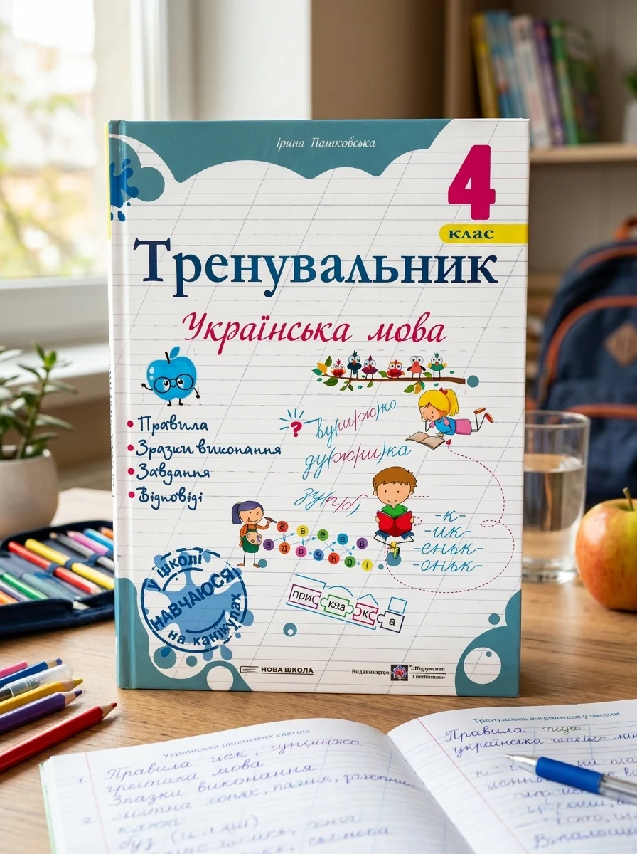 Тренувальник. Українська мова. 4 клас — Вивчення мов