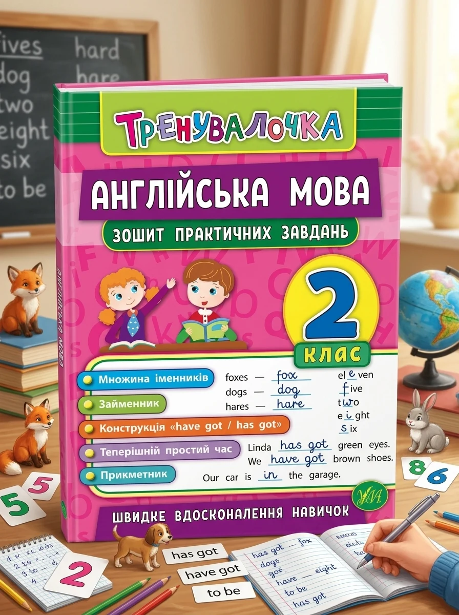 Тренувалочка. Англійська мова. 2 клас. Зошит практичних завдань — Дитяча література