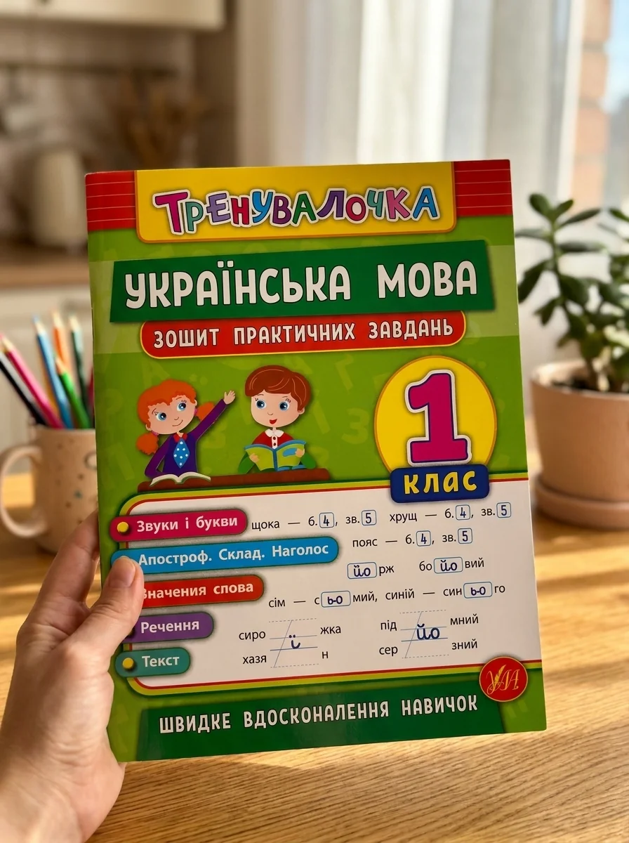 Тренувалочка. Українська мова. 1 клас. Зошит практичних завдань — фото 2