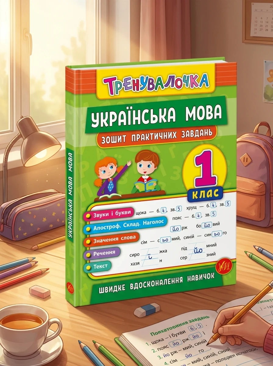 Тренувалочка. Українська мова. 1 клас. Зошит практичних завдань — Вивчення мов