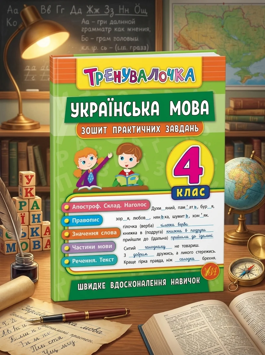 Тренувалочка. Українська мова. 4 клас. Зошит практичних завдань — Дитяча література