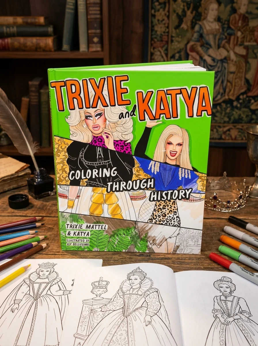 Trixie and Katya Coloring Through History — Комікси та манґи
