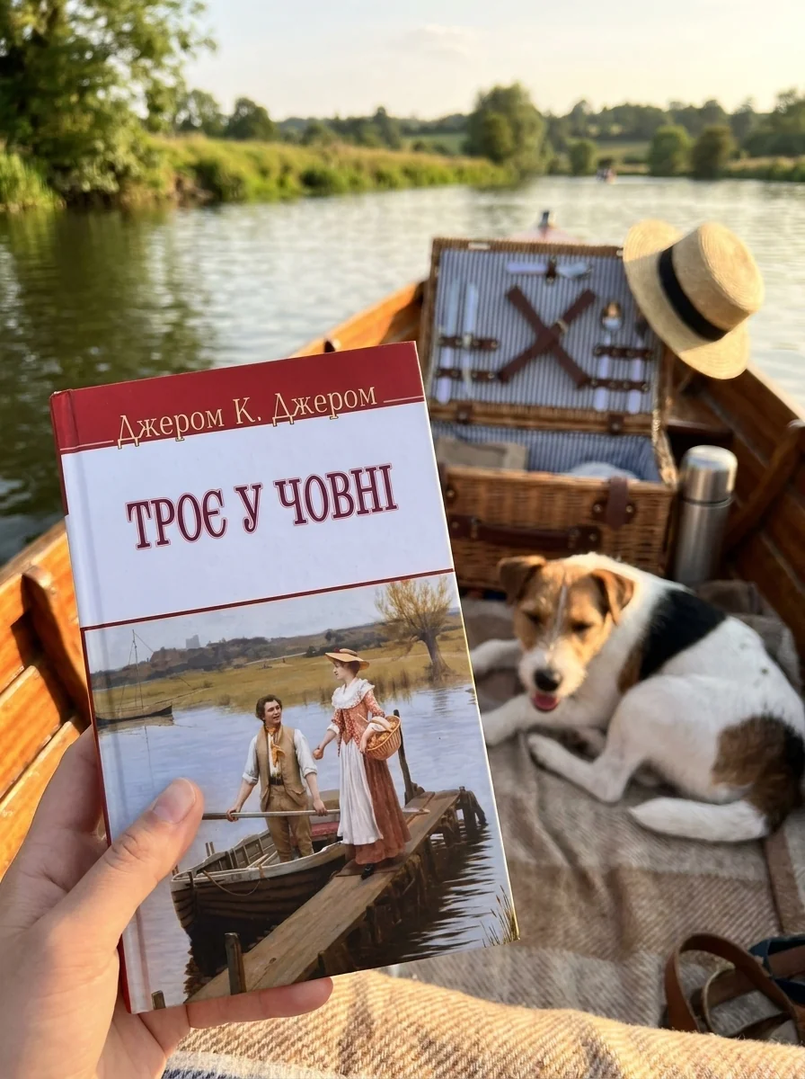 Троє у човні (не кажучи про пса!) — Класична зарубіжна проза