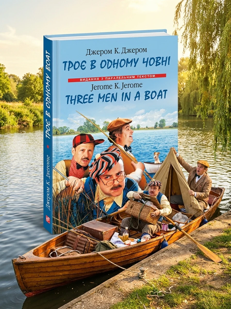 Троє в одному човні / Three Men in a Boat — Художня література