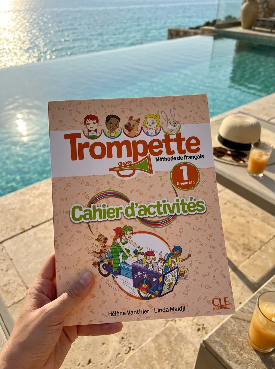 Trompette 1 (A1.1) Cahier d'activités + Audio téléchargeable en ligne — Елен Вантьє, обкладинка