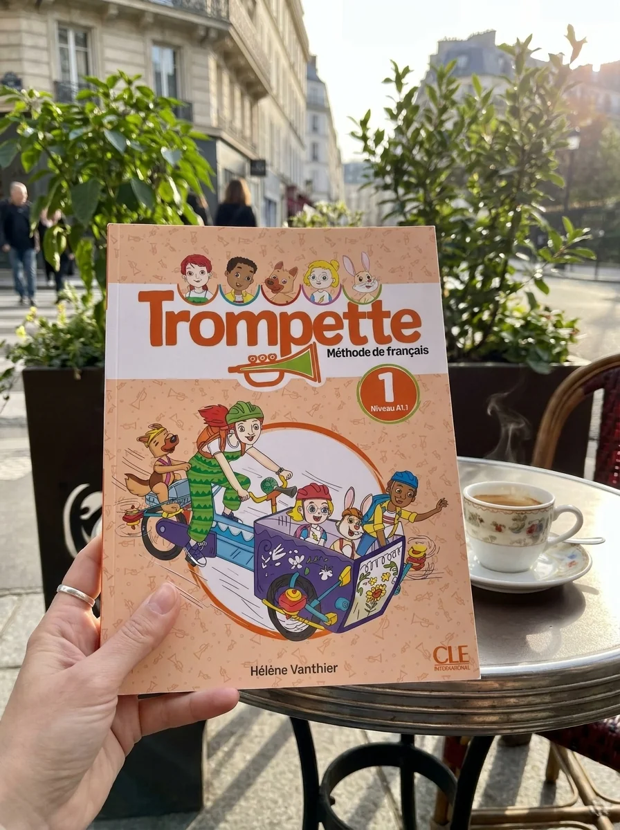 Trompette 1 (A1.1) Livre de l'eleve + Audio téléchargeable en ligne — Елен Вантьє, обкладинка