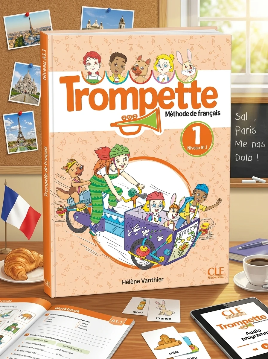 Trompette 1 (A1.1) Livre de l'eleve + Audio téléchargeable en ligne — Вивчення мов