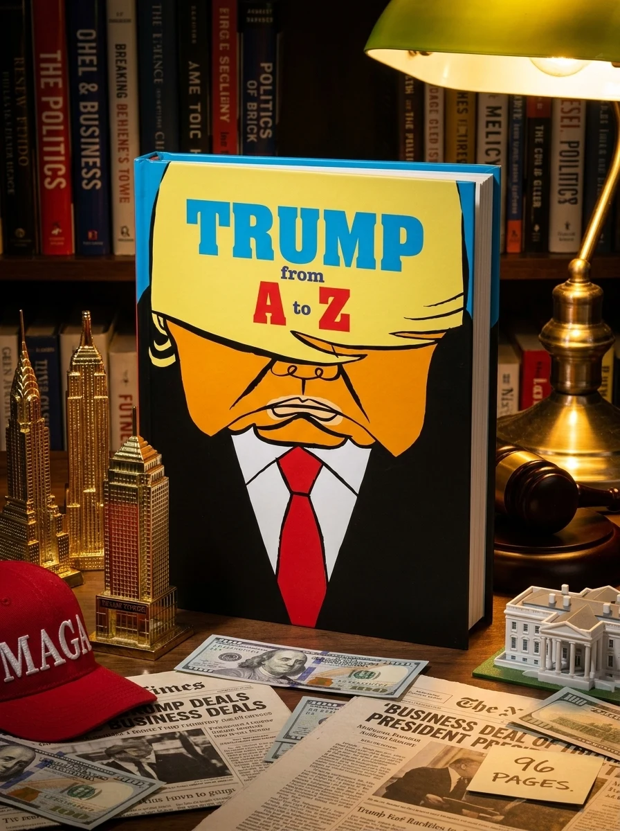 Trump. From A to Z — Ерве Буріс, обкладинка
