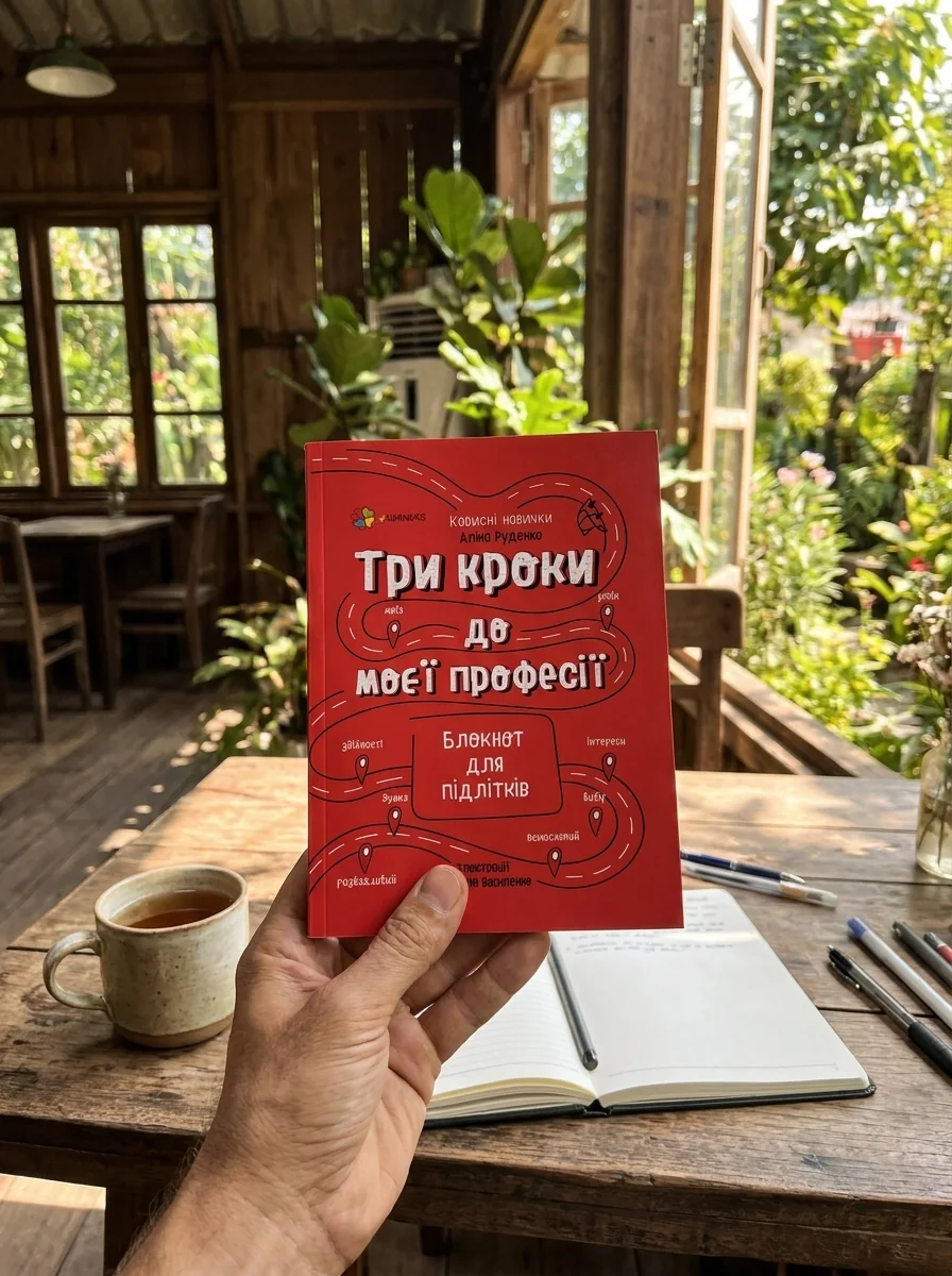 Три кроки до моєї професії. Блокнот для підлітків | купити книгу онлайн