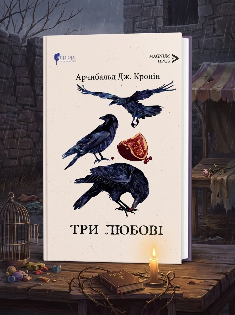 Три любові — Арчибальд Джозеф Кронін, обкладинка