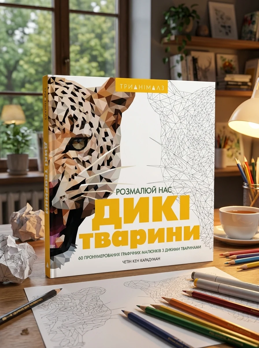 Трианімалз. Розмалюй нас. Дикі тварини — Дитяча література