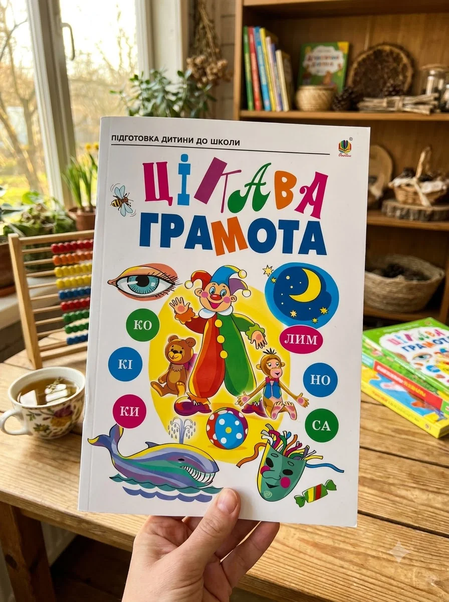 Цікава грамота. Зошит для підготовки дітей до школи — Наталія Шост, обкладинка