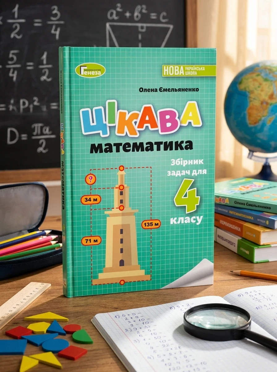 Цікава математика. Збірник задач для 4 класу — Дитяча література