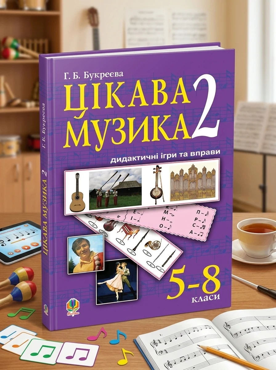 Цікава музика 2. Дидактичні ігри та вправи. 5-8 класи