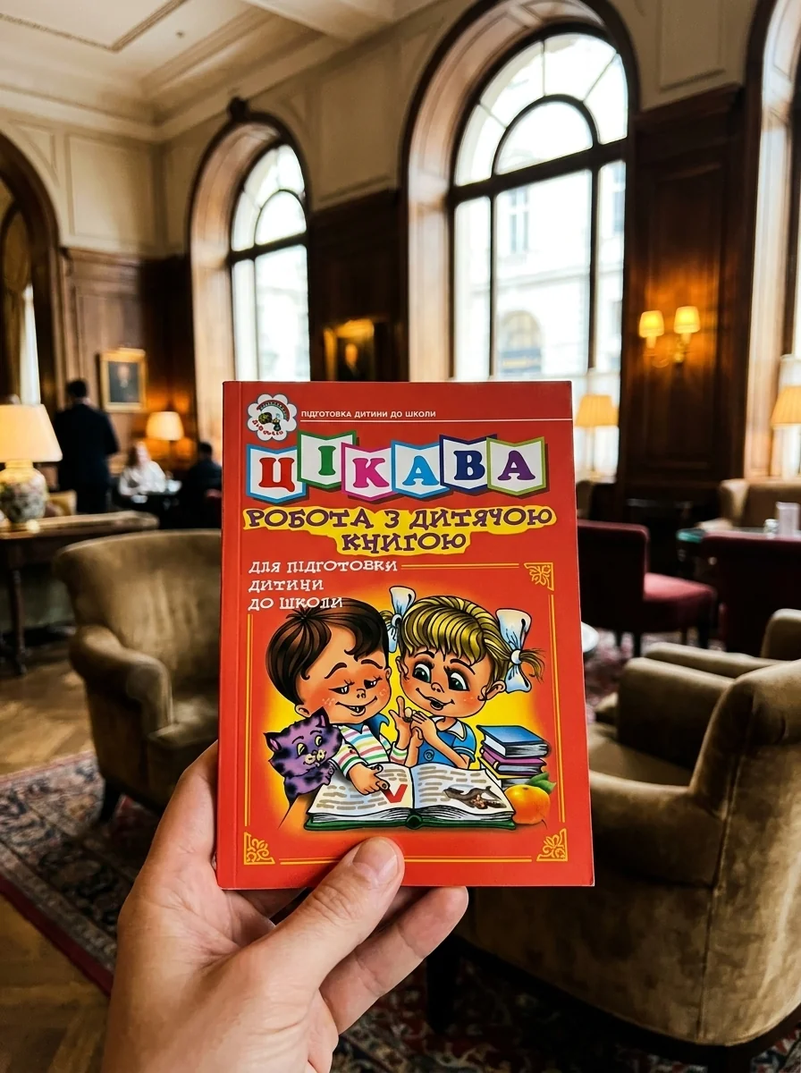 Цікава робота з дитячою книгою. Зошит для підготовки дітей до школи — Дім, сім'я, релігія