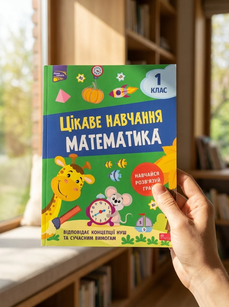 Цікаве навчання. Математика. 1 клас — Пізнавальні книги для дітей