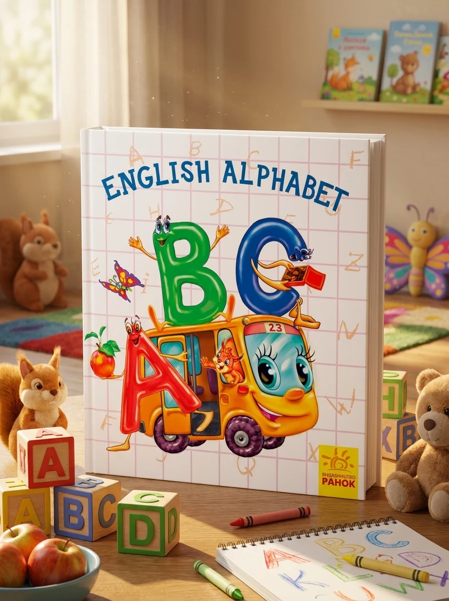 Цікаві абетки. English Alphabet, — Вивчення мов