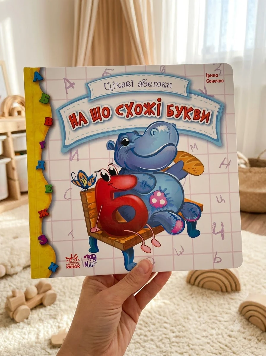 Цікаві абетки. На що схожі букви — Розвивальні книги