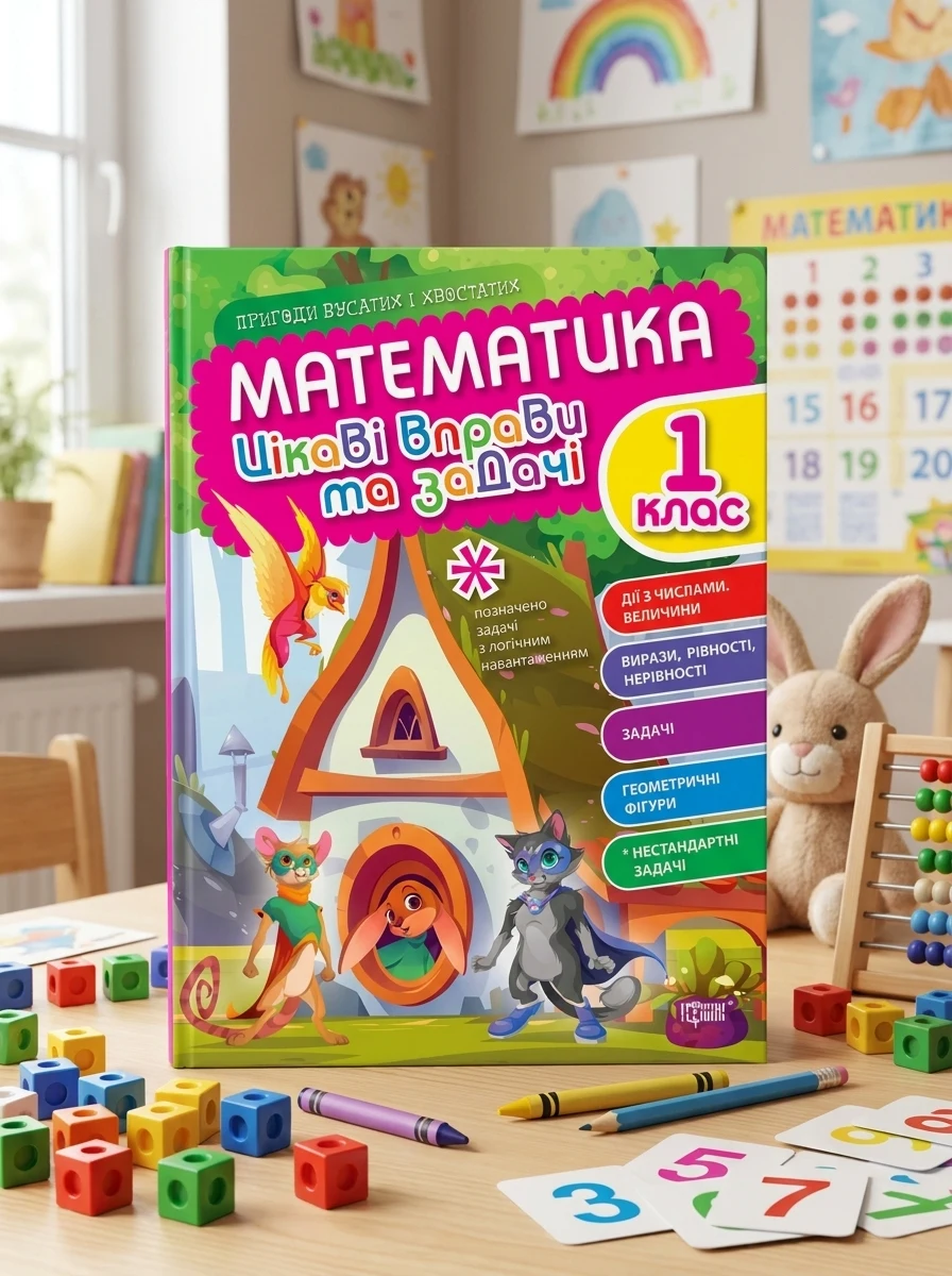 Цікаві вправи та задачі. Математика. 1 клас — фото 2