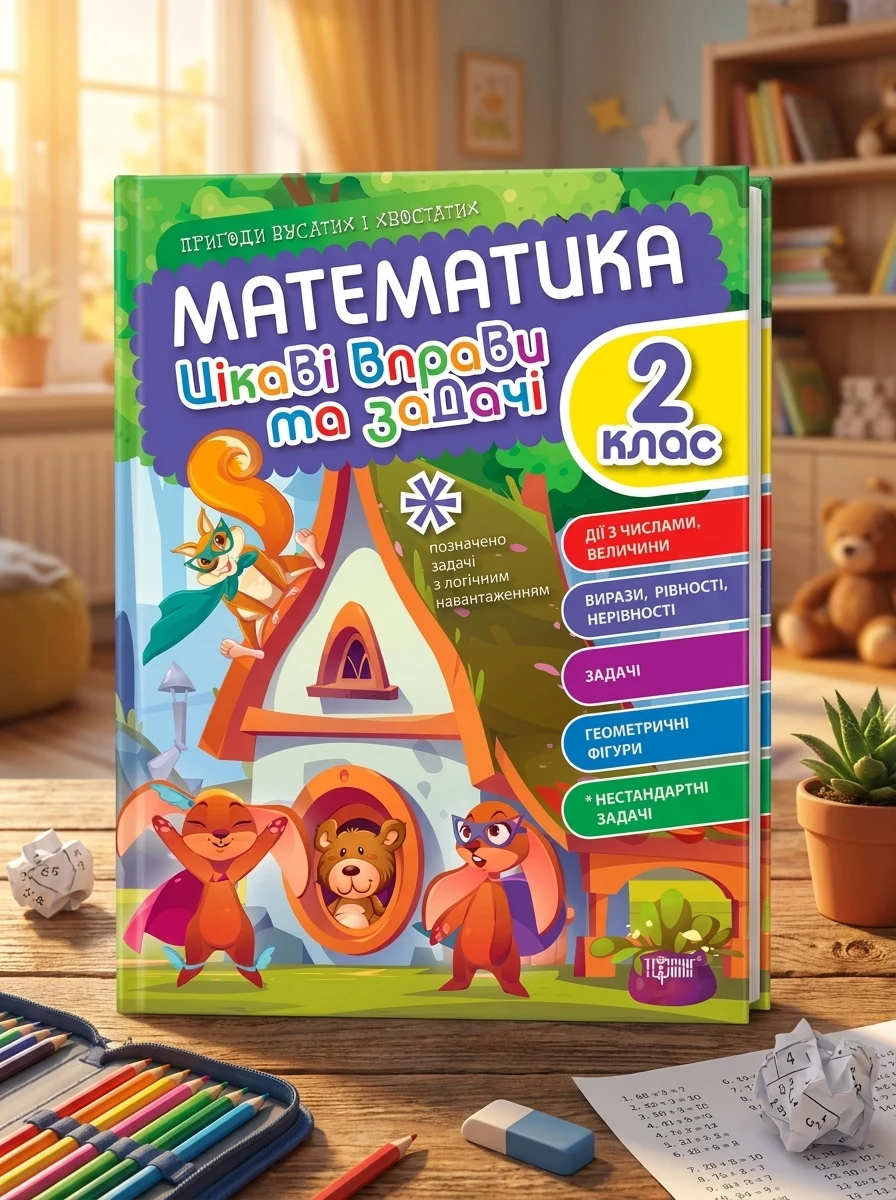 Цікаві вправи та задачі. Математика. 2 клас — фото 2