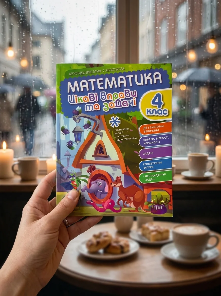 Цікаві вправи та задачі. Математика. 4 клас — Дитяча література