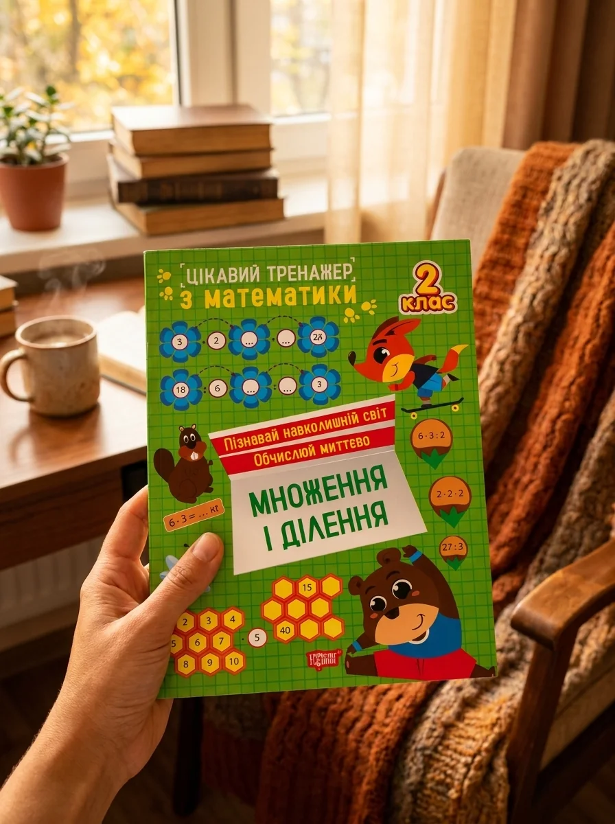 Цікавий тренажер з математики. Множення і ділення. 2 клас — Дитяча література