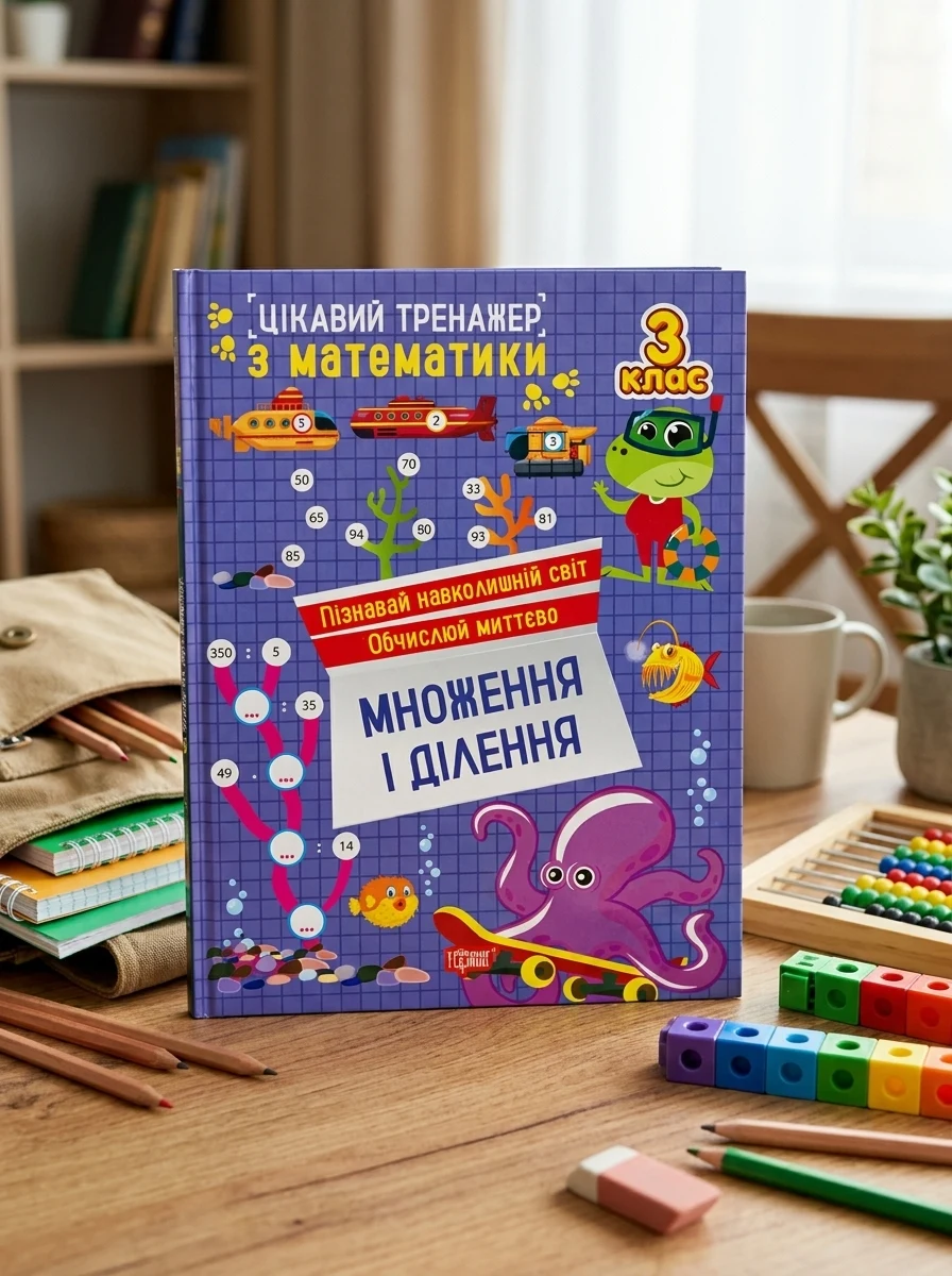 Цікавий тренажер з математики. Множення і ділення. 3 клас — Дитяча література