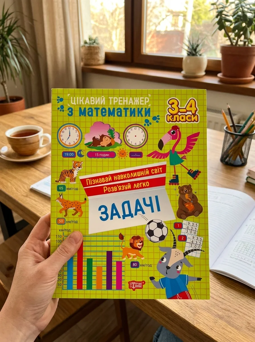 Цікавий тренажер з математики. Задачі. 3-4 класи — Дитяча література