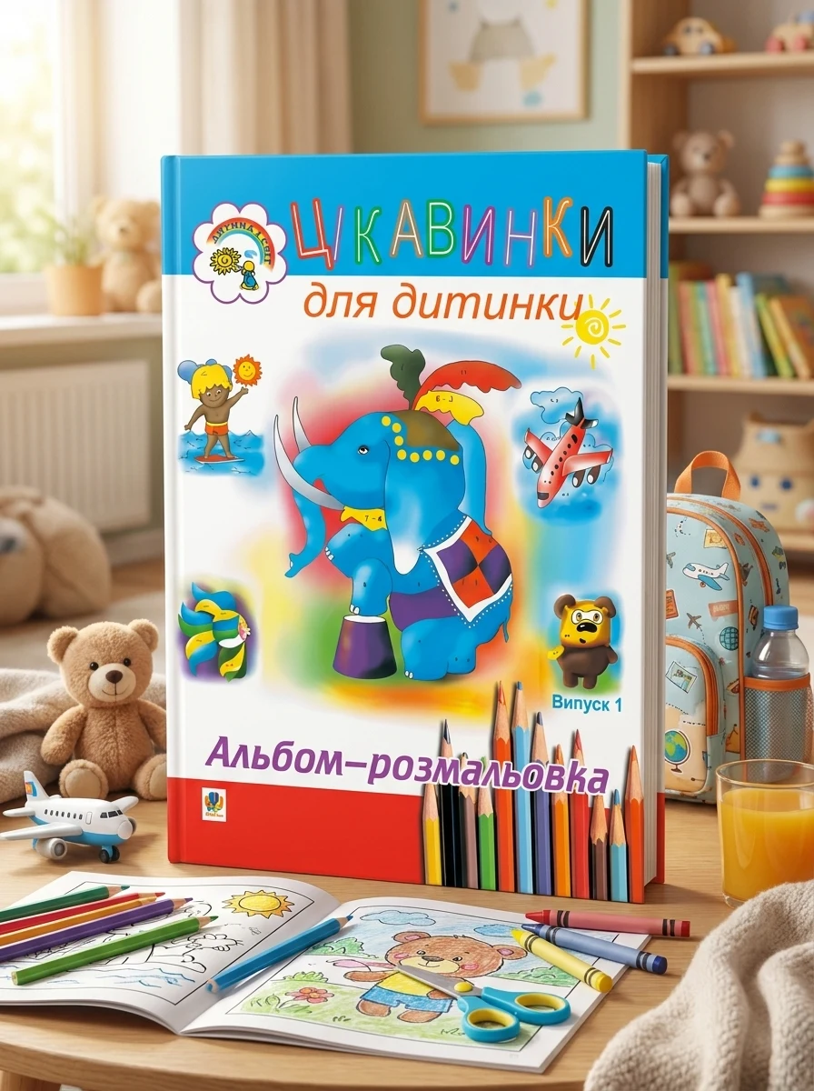 Цікавинки для дитинки. Випуск 1. Альбом-розмальовка — Дитяча література