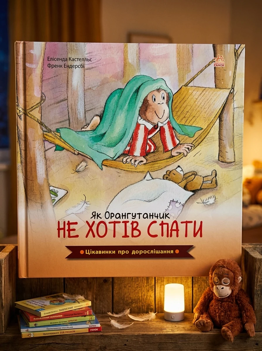 Цікавинки про дорослішання. Як Орангутанчик не хотів спати — Дитяча література