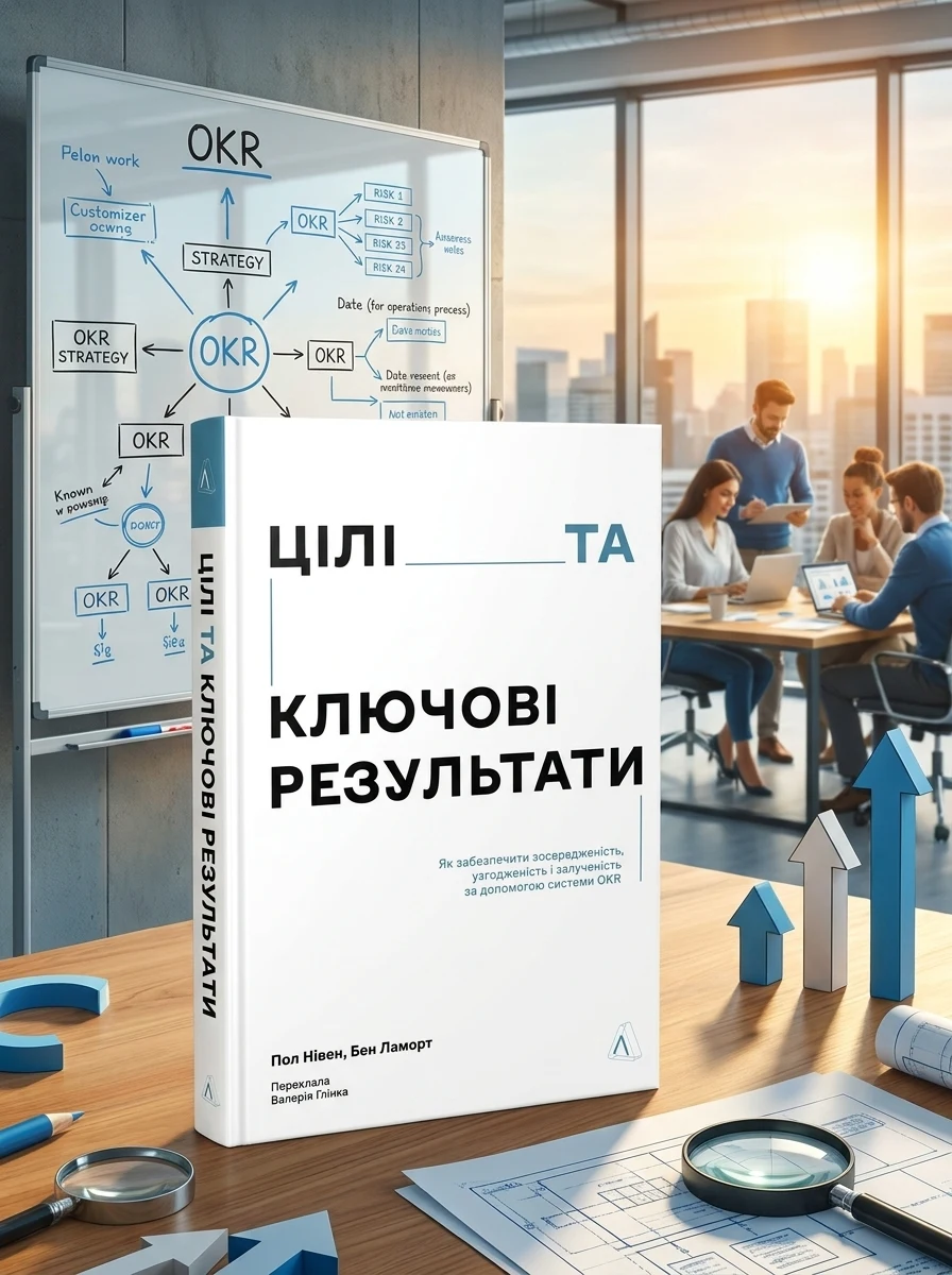 Цілі та ключові результати. Як забезпечити зосередженість, узгодженість і залученість за допомогою системи OKR — Бізнес та саморозвиток
