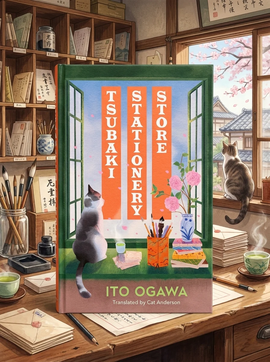 Tsubaki Stationery Store — Ito Ogawa, обкладинка