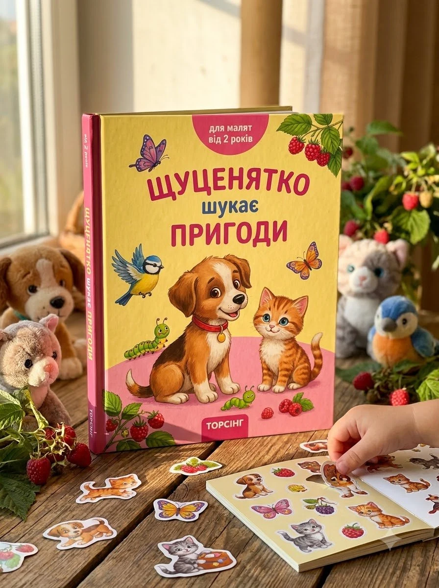 Цуценятко шукає пригоди — Тетяна Клапчук, обкладинка